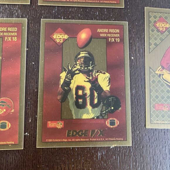 1993 Collectors Edge Football 12 Card Lot w Steve Young Troy Aikman Warren Moon - Picture 12 of 13